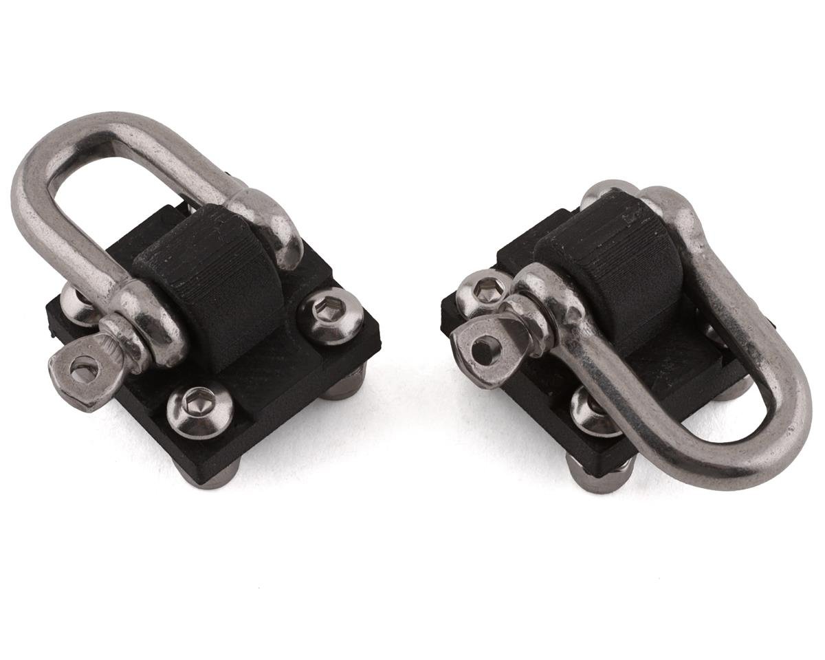 Exclusive RC SCX6 1/6 Scale D-Rings w/Mounts (2) (Miniature Scale Accessory)