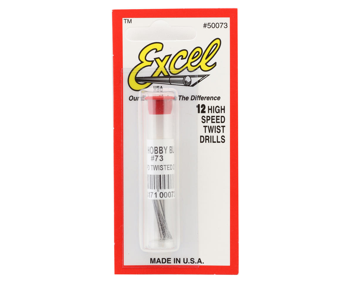 Excel High-Speed Twist Drill Bit Set (12) (#73)
