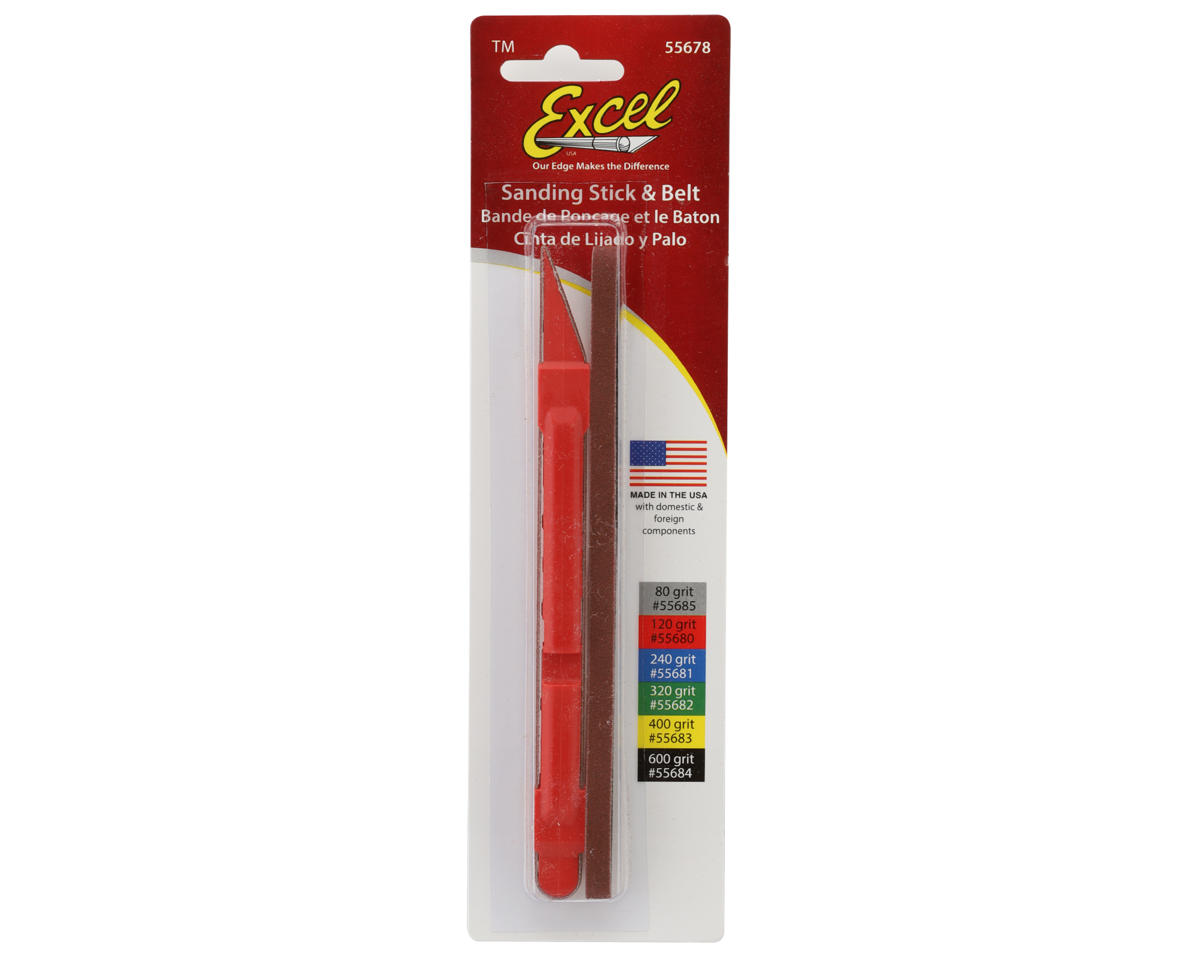 Excel Sanding Stick w/Two Belts (120 Grit)