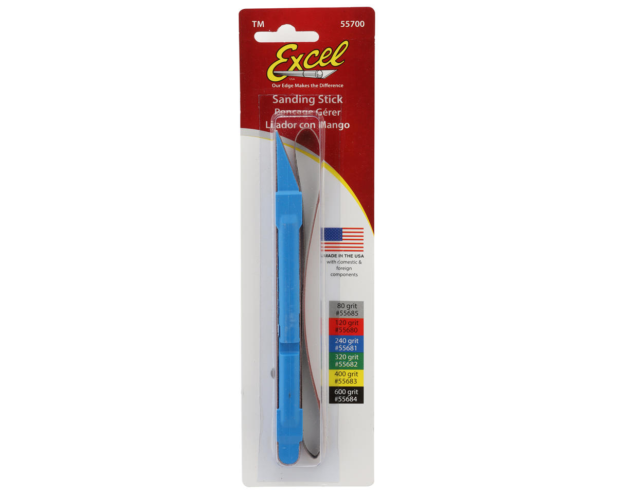 Excel Sanding Stick w/Two Belts (240 Grit)