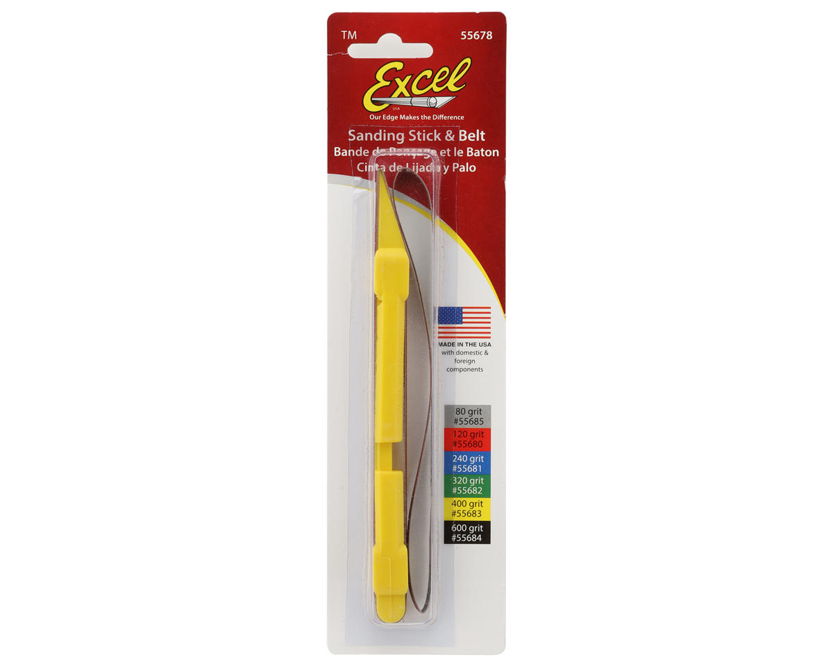 Excel Sanding Stick w/Two Belts (400 Grit)