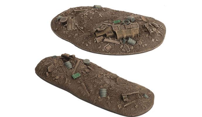 Flames of War: WWII: Battlefield in a Box (BB238) - Ruined City: Rubbl