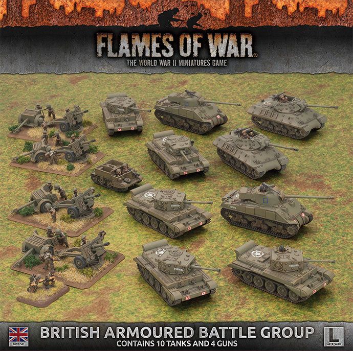 Flames of War: WWII: British (BRAB10) - Armoured Battle Group (late) (