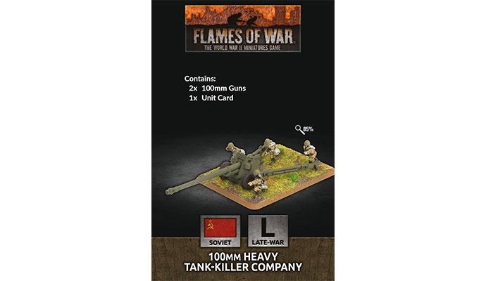Flames of War: WWII: Soviet (SU521) - 100mm Heavy Tank-Killer Company