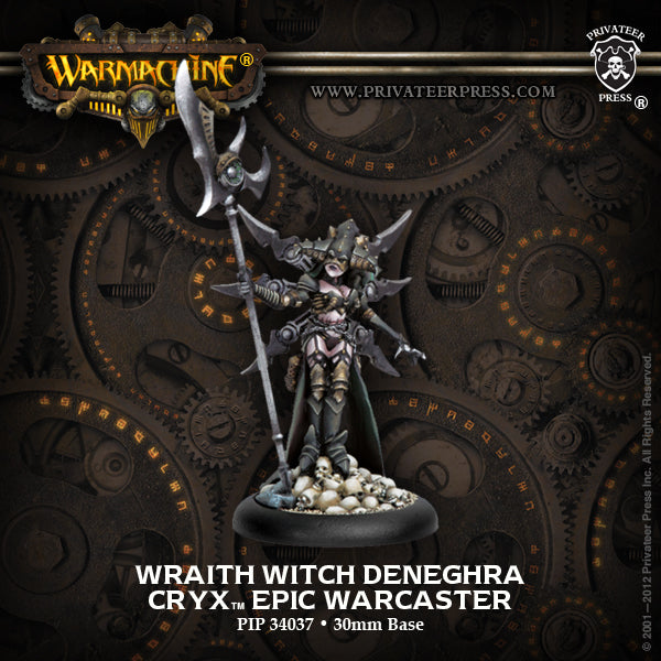 Warmachine: Cryx - Wraith Witch Deneghra, Epic Warcaster (Metal) (OOP