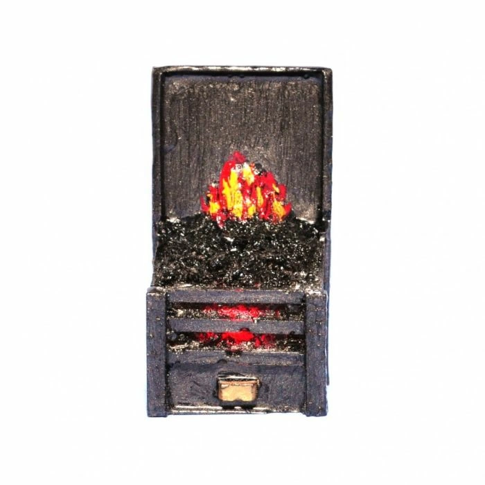 Slim Grate with Coal