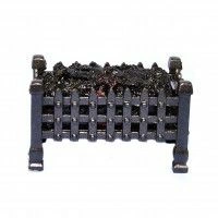 Metal Basket with Coal