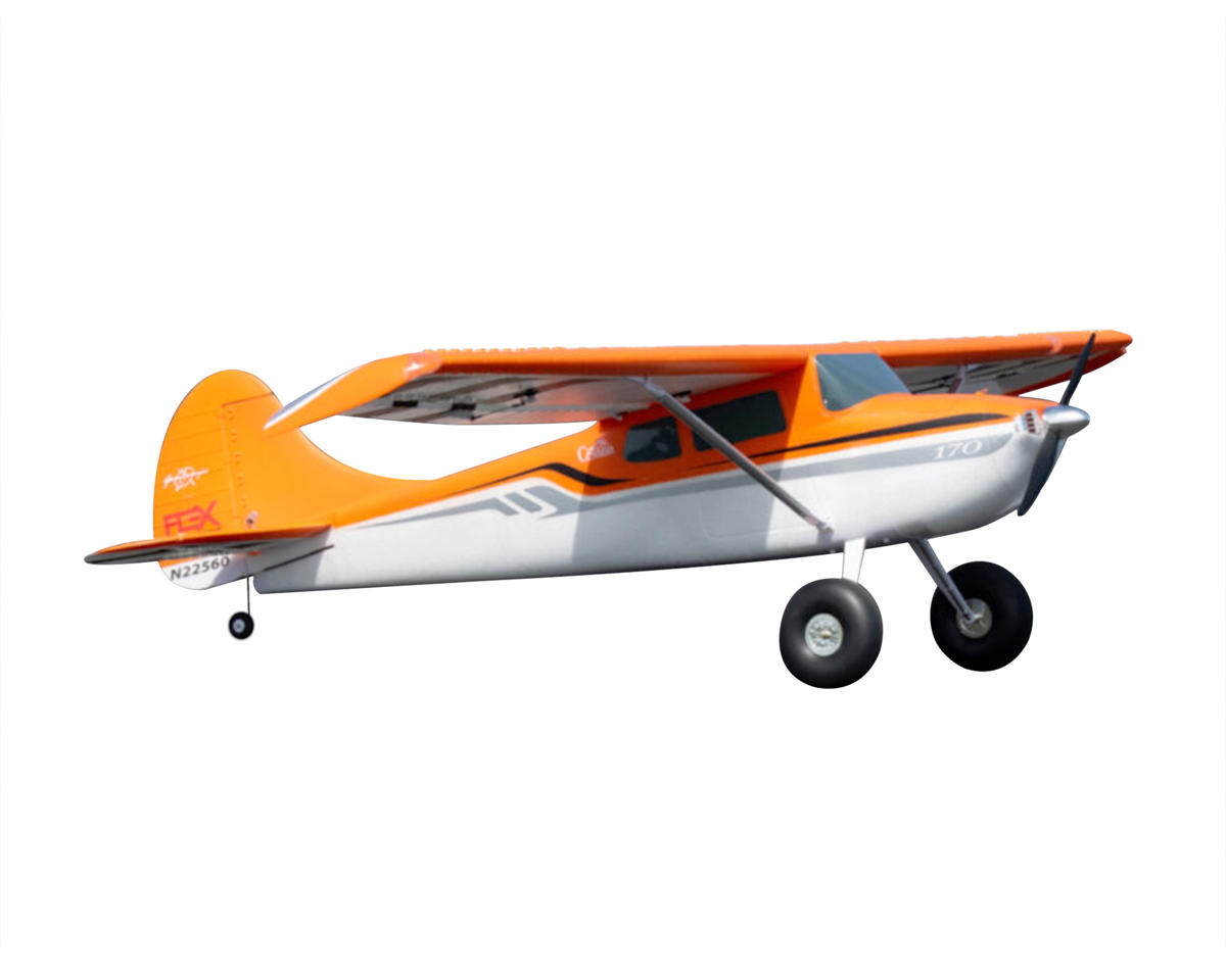 Flex Innovations Cessna 170 G2 60E Super PNP Electric Airplane (Orange)