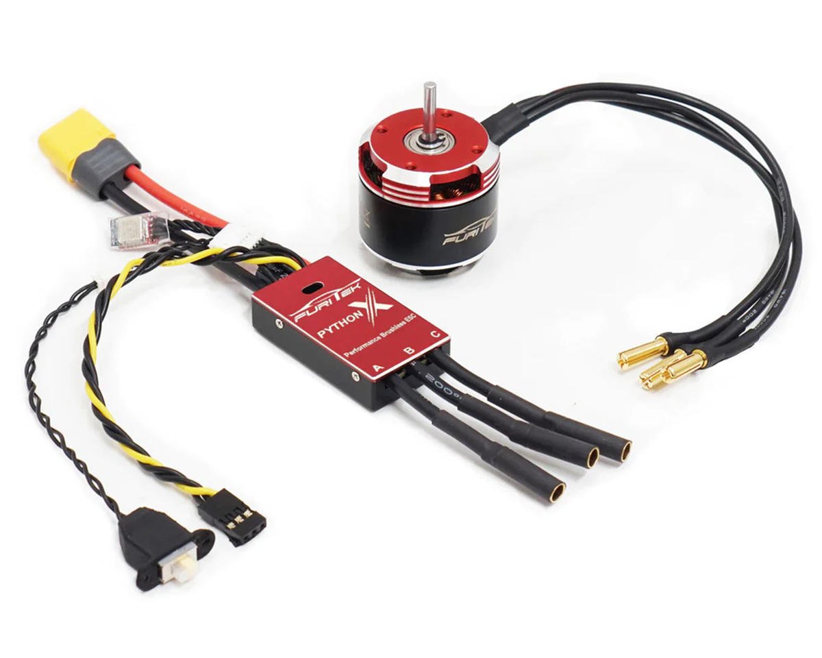 Furitek Python X 80A Brushless ESC & Motor Combo (Komodo Ten) w/Wireless Module