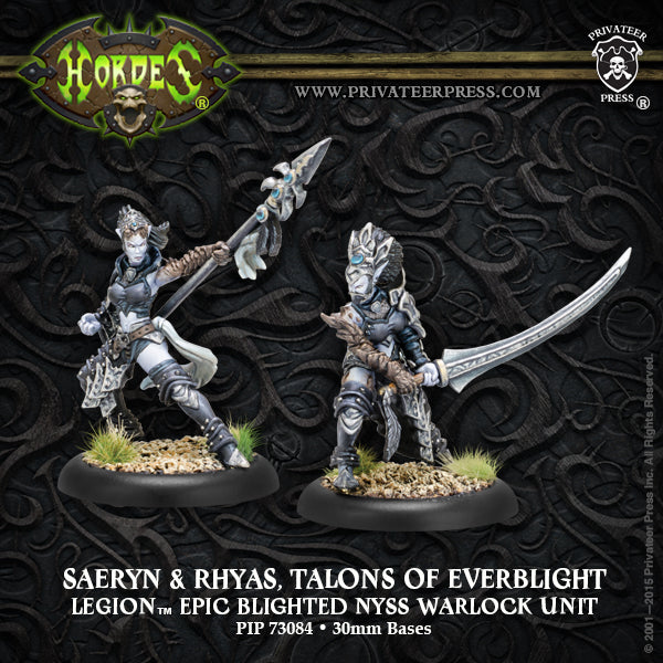 Hordes: Legion - Saeryn and Rhyas, Talons of Everblight, Epic Warlock
