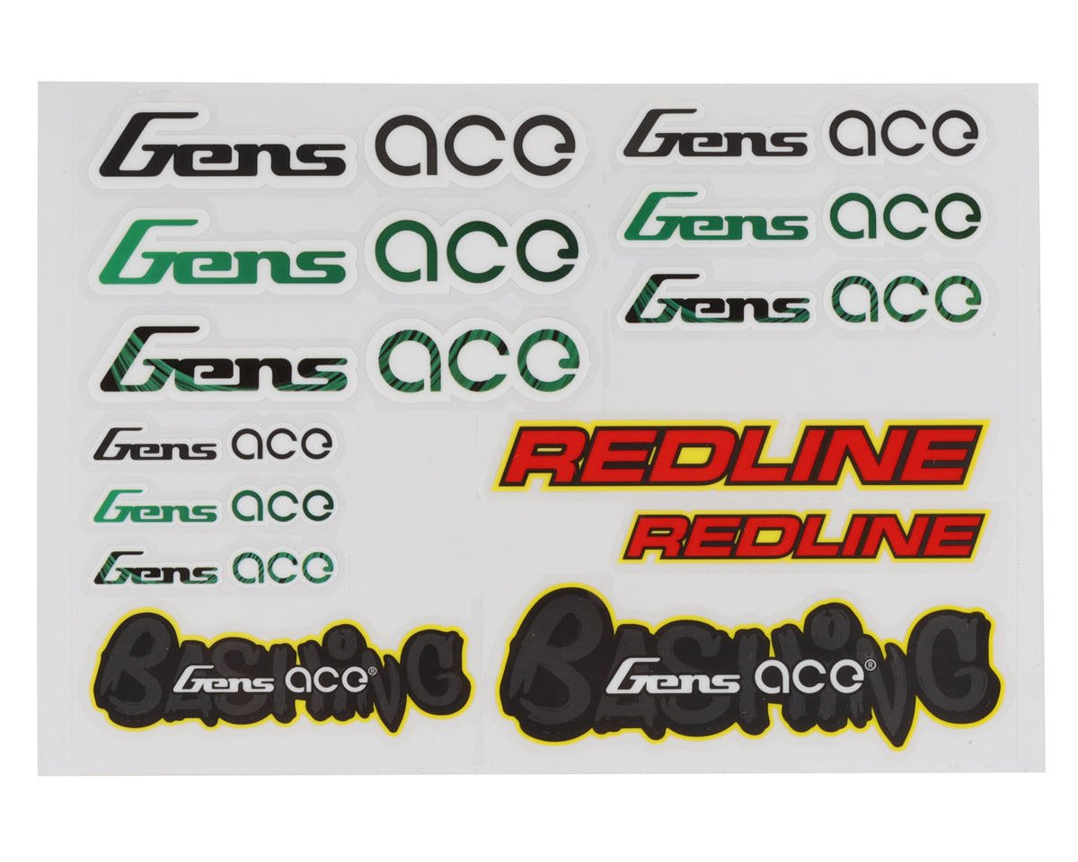 Gens Ace Redline & Bashing Decals Sheet