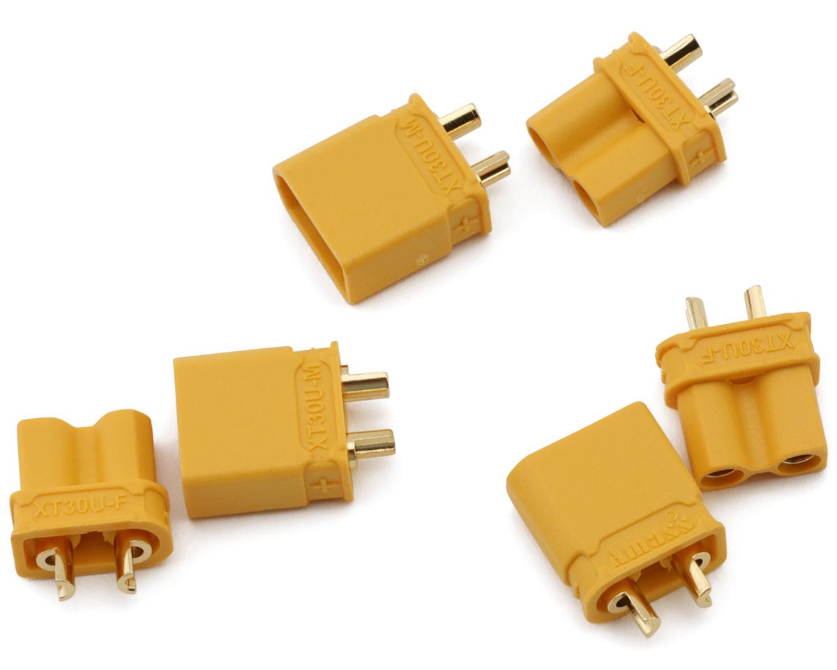 Gens Ace XT30 Male & Female Plug Set (3 Pairs)