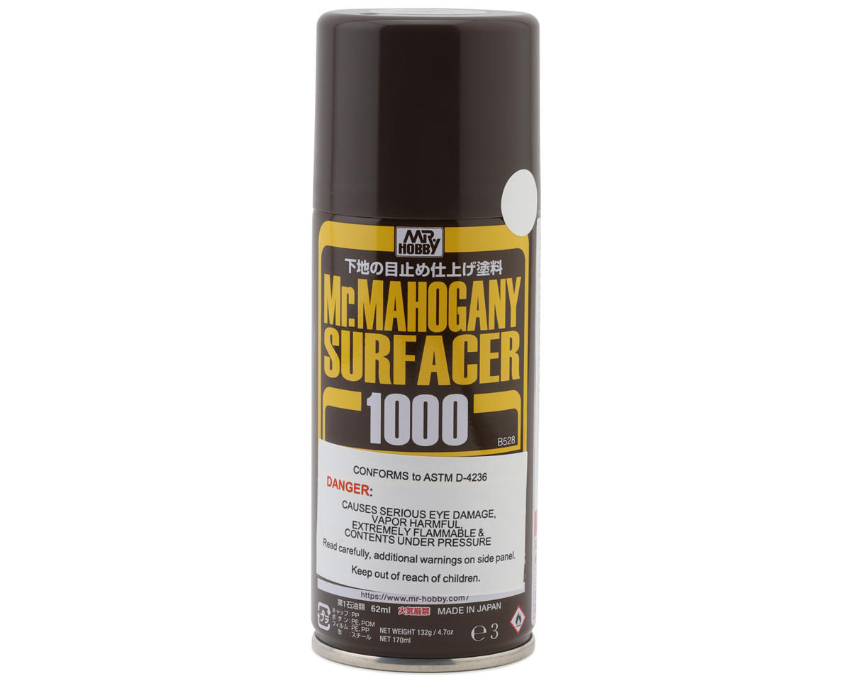 GSI Creos Mr. Hobby Mr. Mahogany 1000 Surfacer Spray (Dark Brown) 60ml