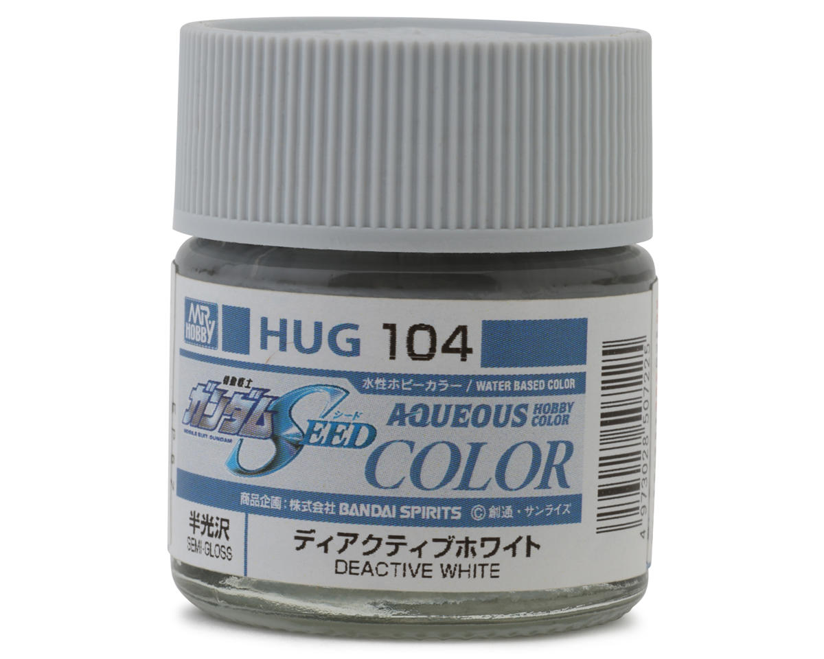 GSI Creos Mr. Hobby "Aqueous Gundam Color" Acrylic paint (Deactive Gundam White) (10ml) (Semi Gloss)