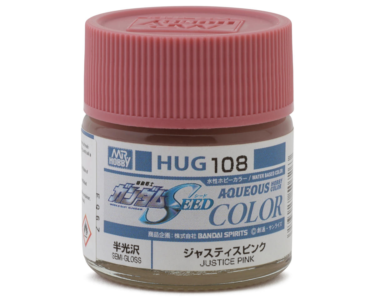 GSI Creos Mr. Hobby "Aqueous Gundam Color" Acrylic paint (Justice Gundam Pink) (10ml) (Semi Gloss)