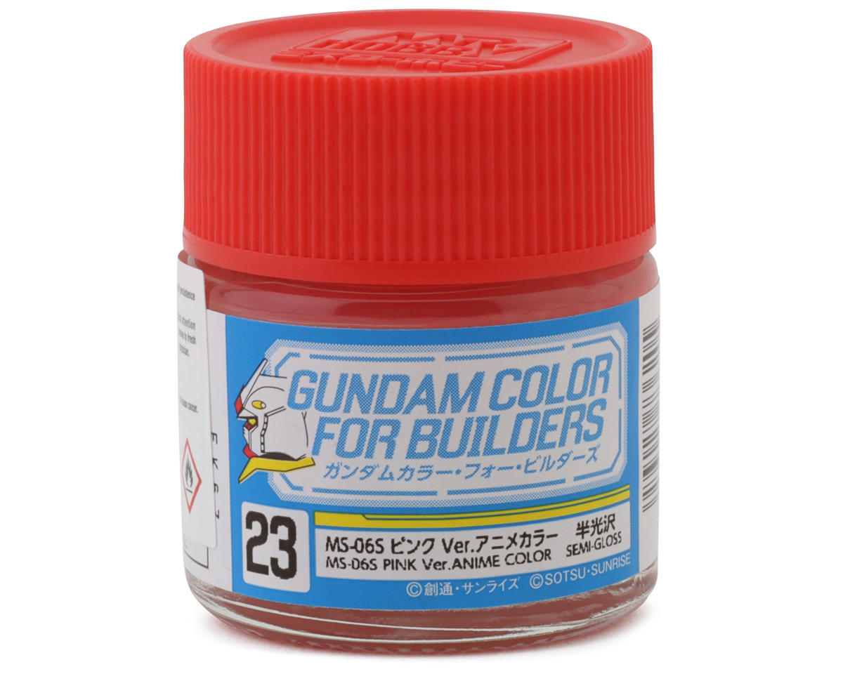 GSI Creos Mr. Hobby "Gundam Color" Acrylic paint (MS-06S Gundam Pink) (10ml) (Semi Gloss)