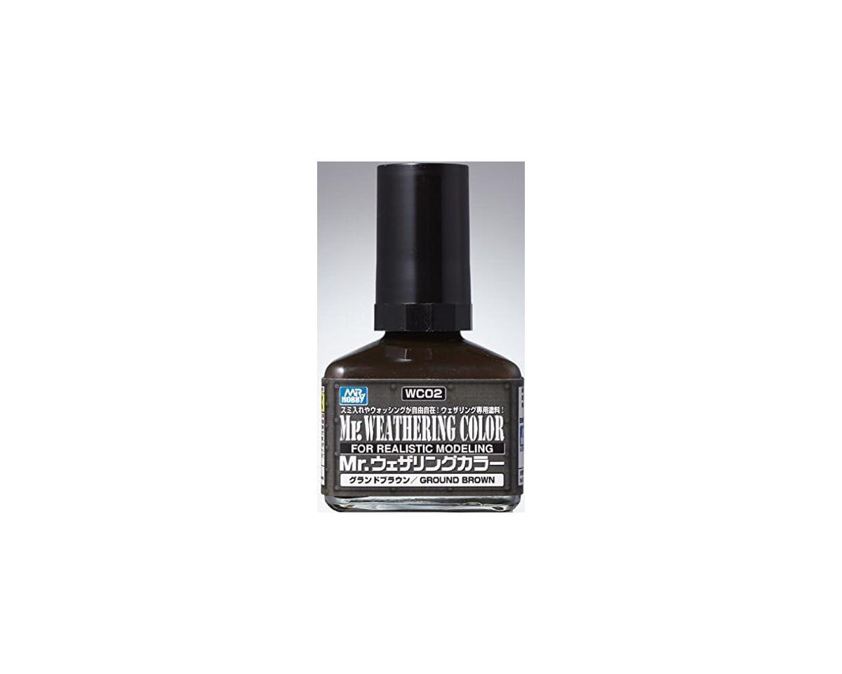 GSI Creos Mr. Hobby WC02 Mr. Weathering Color Paint Ground Brown
