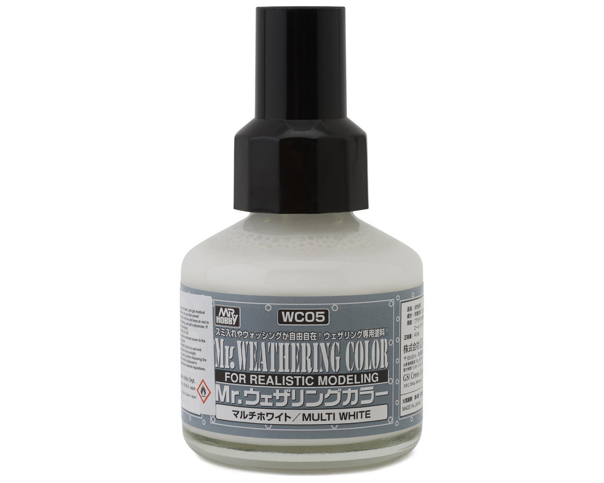 GSI Creos Mr. Hobby Mr. Weathering Color Paint White (40ml)