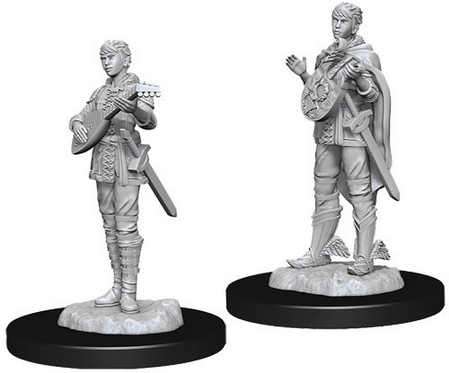D&D: Nolzur's Marvelous Miniatures - Female Half Elf Bard (73538)