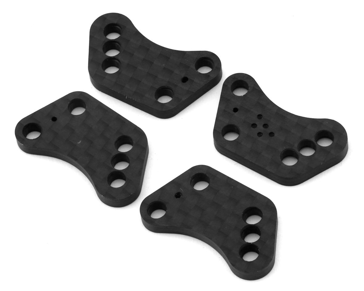 HB Racing Carbon Fiber Hub Arm Set (4) (Type 5)