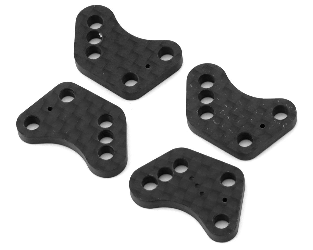 HB Racing Carbon Fiber Hub Arm Set (4) (Type 3)