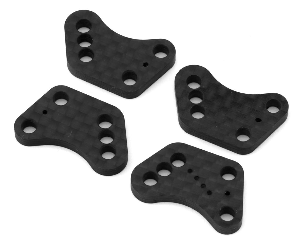 HB Racing Carbon Fiber Hub Arm Set (4) (Type 4)