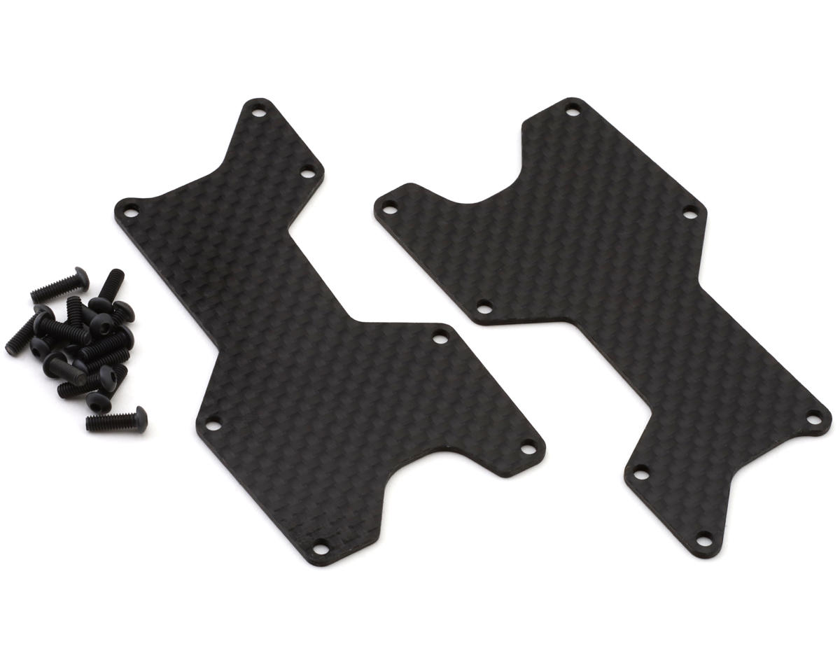 HB Racing Carbon Fiber Rear Arm Covers (2)