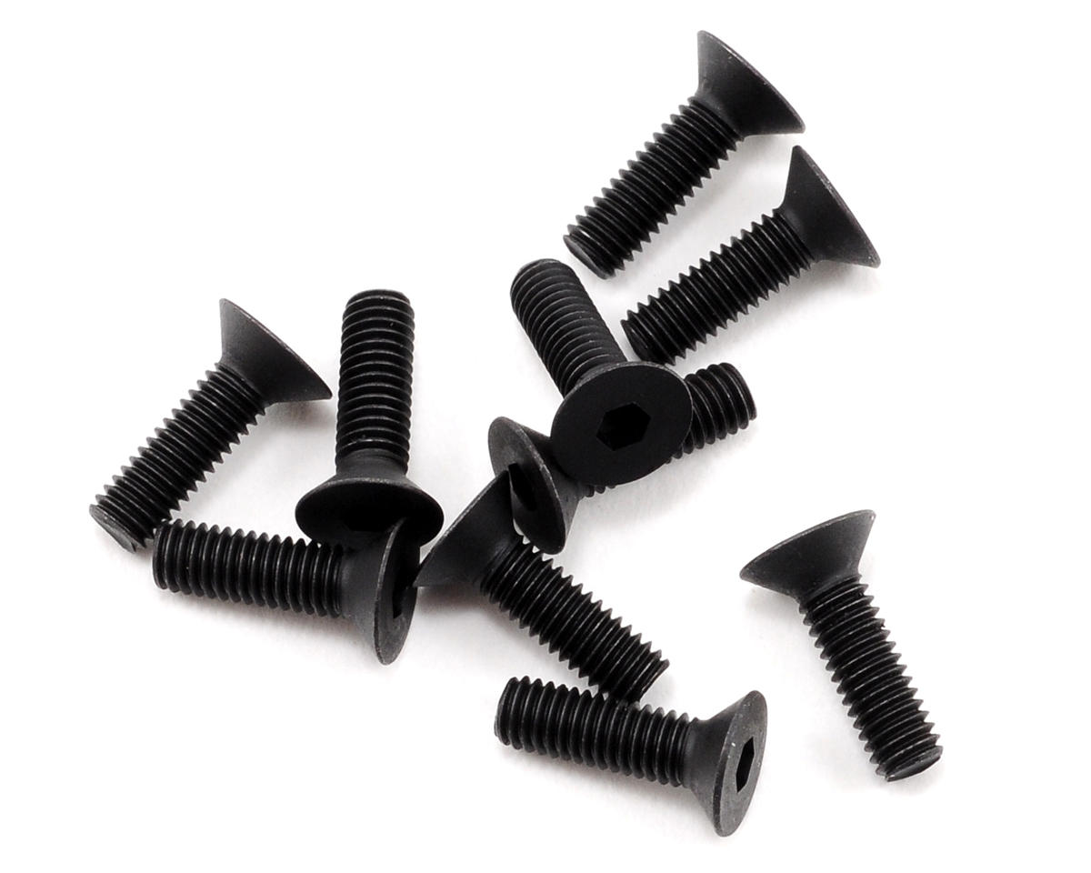 HB Racing 3x10mm Flat Head Screw (10)