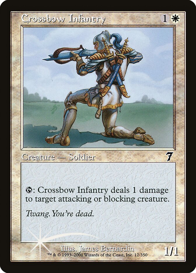 Crossbow Infantry (7ED-C-FOIL)