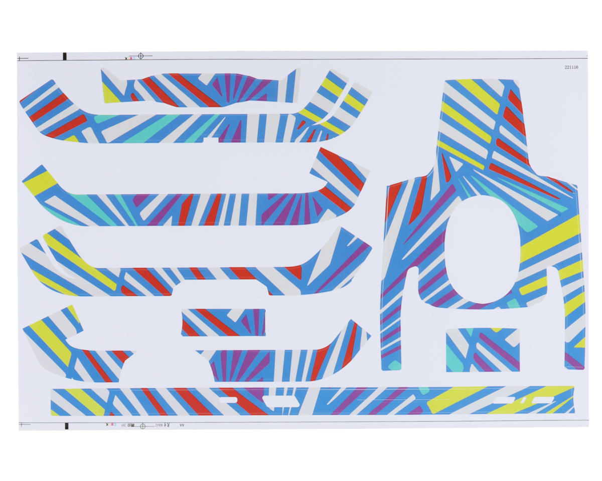 Hobby Porter CT01 Sticker Set #2 (Multi-Color Striped)