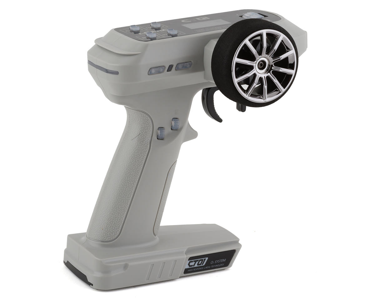 Hobby Porter CT01 8-Channel 2.4Ghz Telemetry Radio (Grey) w/CR1800 Receiver & Battery