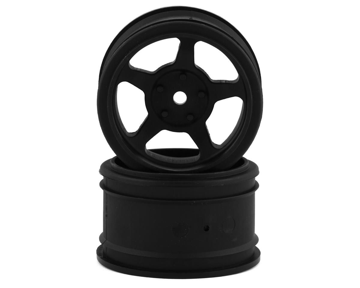 HPI 31mm Vintage TA2 Wheels w/Hex Spacers (Black) (6mm Offset)