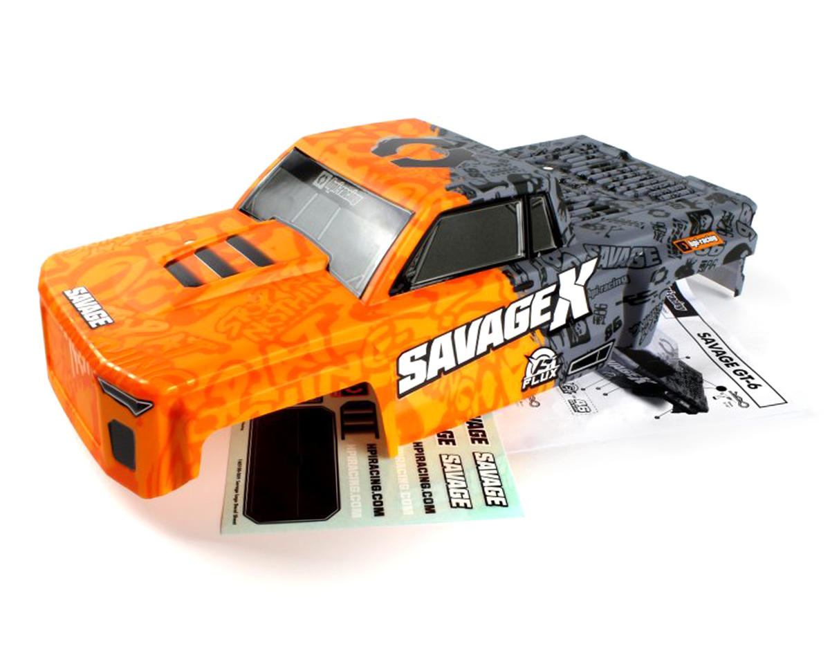 HPI GT-6 Sportcab Clear Truck Body (Savage)