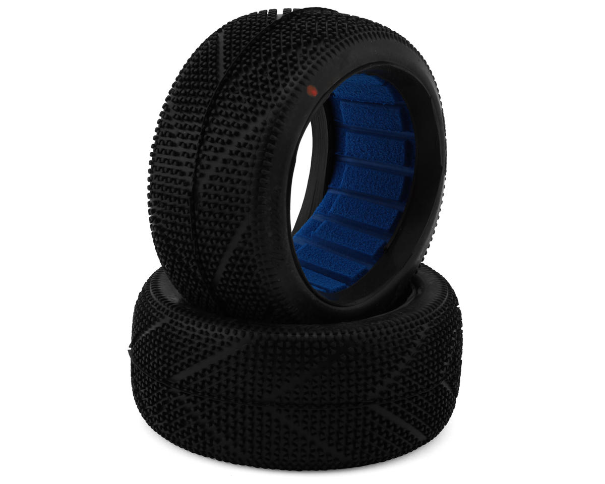 HotRace Vesuvio 1/8 Buggy Tires w/Inserts (2) (Super Soft)