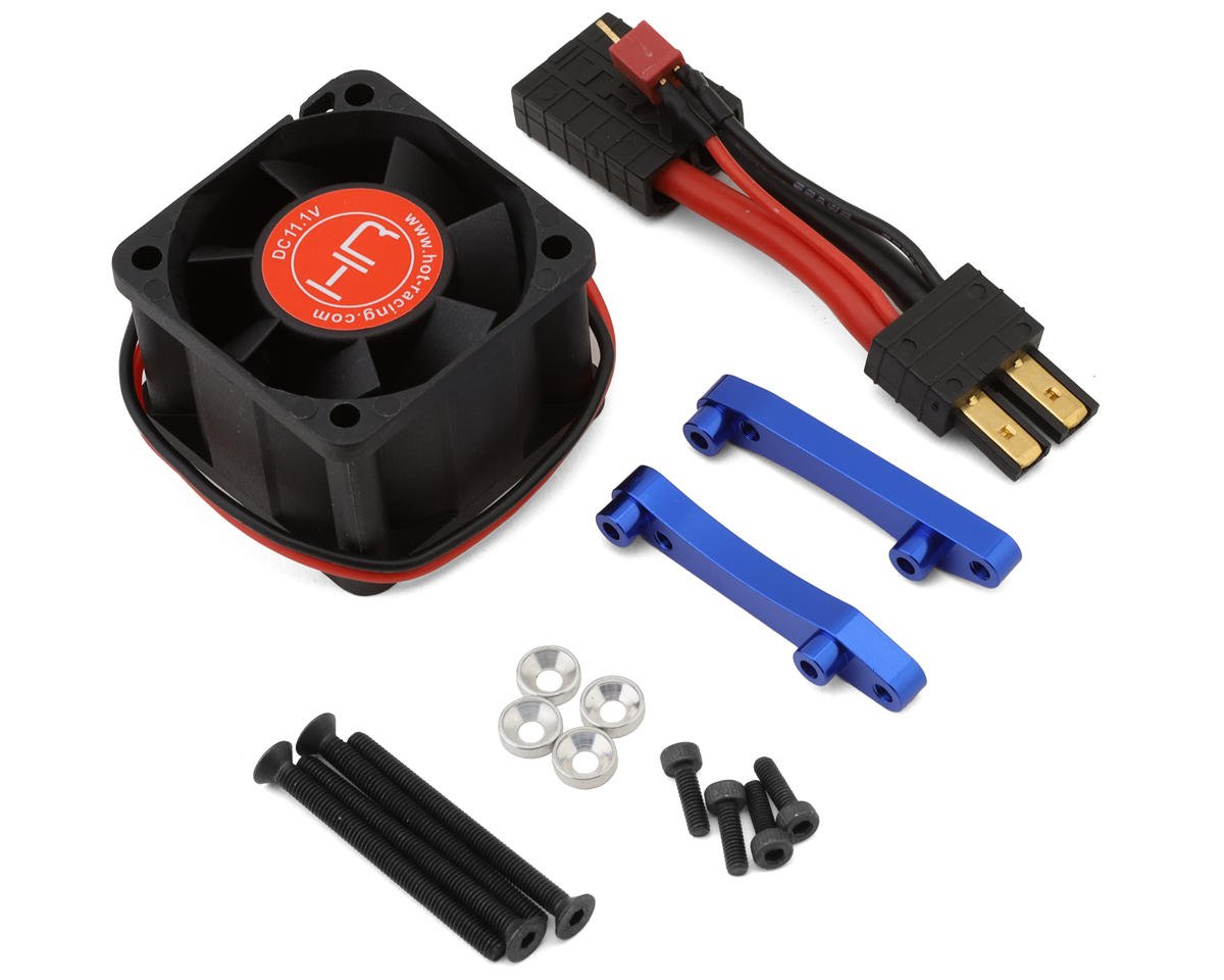 Hot Racing 40mm Twister Motor Cooling Fan w/Plug for Traxxas Sledge
