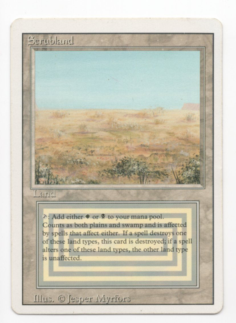 Scrubland (3ED-R) Light Play
