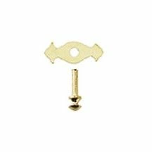 Brass Knob and Plate Sets, Pack of 12