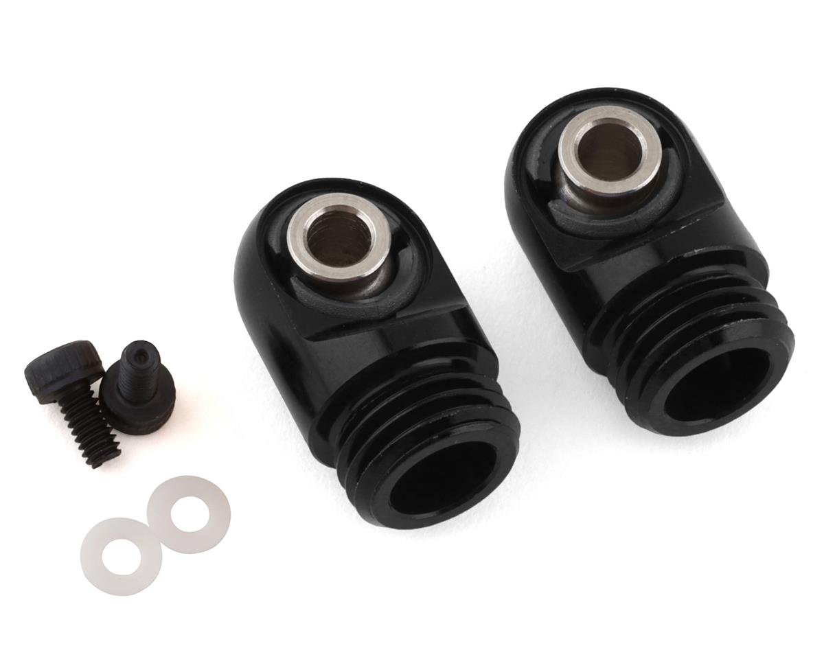 Incision S8E Machined Aluminum Shock Caps (Black) (2)