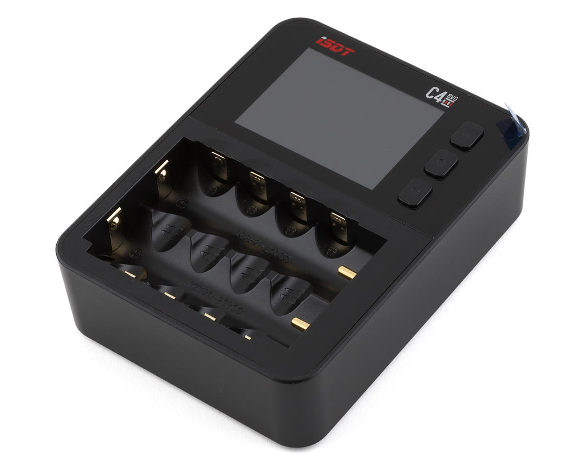 iSDT C4 Evo Smart Battery Charger (AA/AAA/18650)