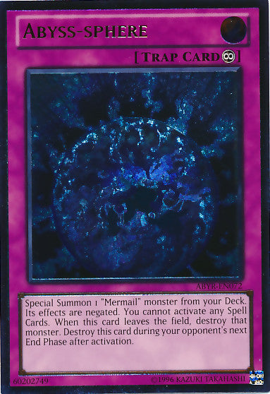 Abyss-sphere (UTR) (ABYR-EN072) Ultimate Rare - Near Mint Unlimited