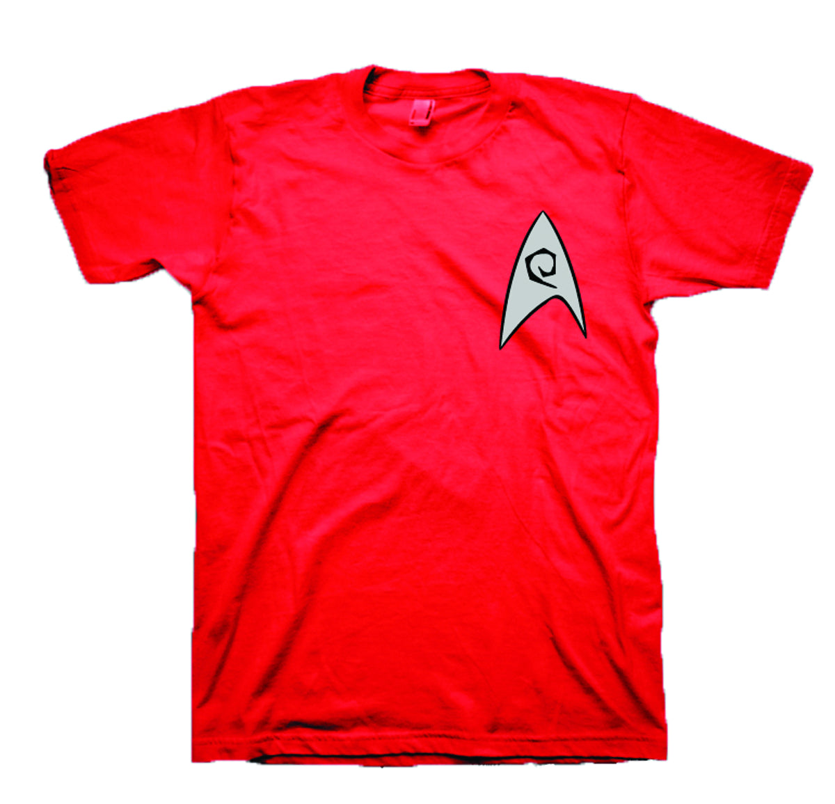 STAR TREK RED SHIRT COSTUME T/S LG