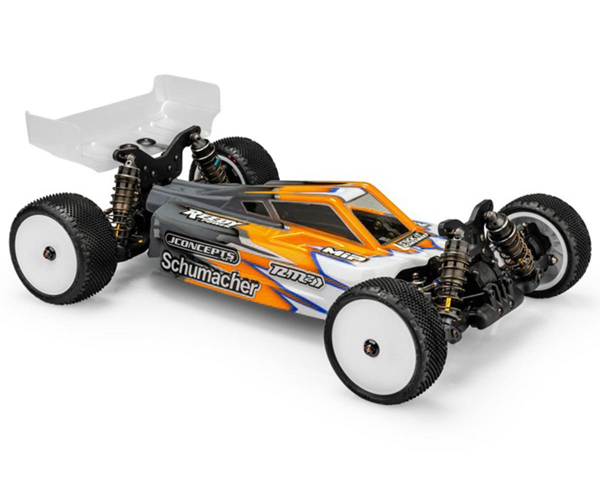 JConcepts Schumacher Cat L1R "S2" 1/10 Buggy Body w/Carpet Wing (Clear) (Lighweight)