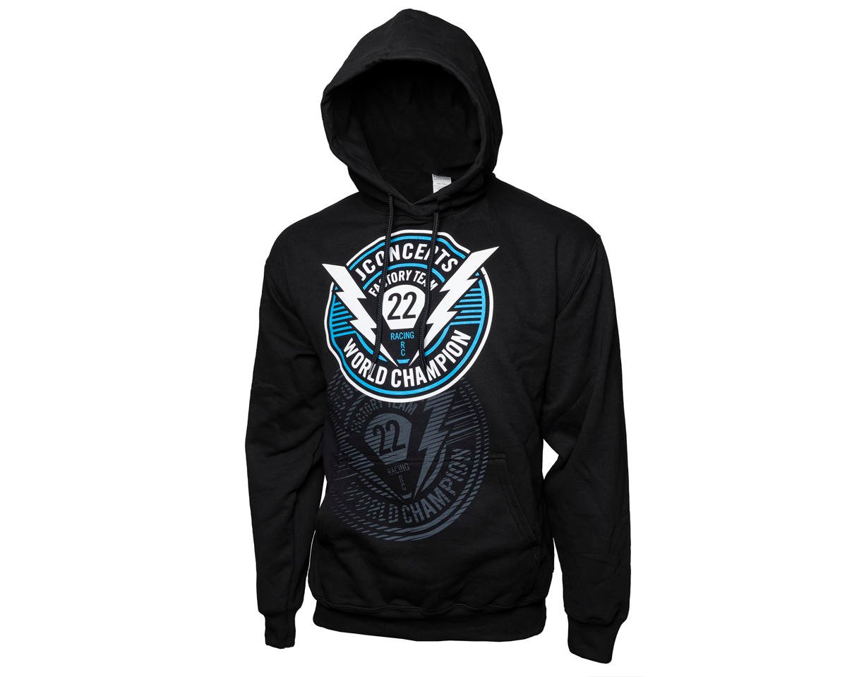 JConcepts Forward Pursuit 2022 Hoodie Sweatshirt (Black) (3XL)