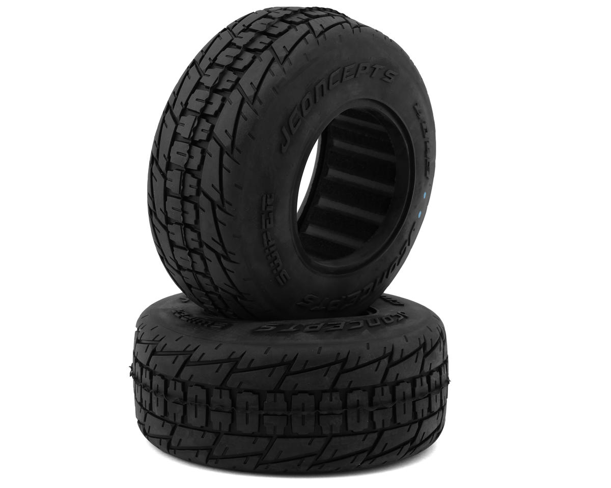JConcepts Swiper SCT & 1/8th Dirt Oval Rear Tires (2) (Aqua A2) Fits (JCO3421) Wheels
