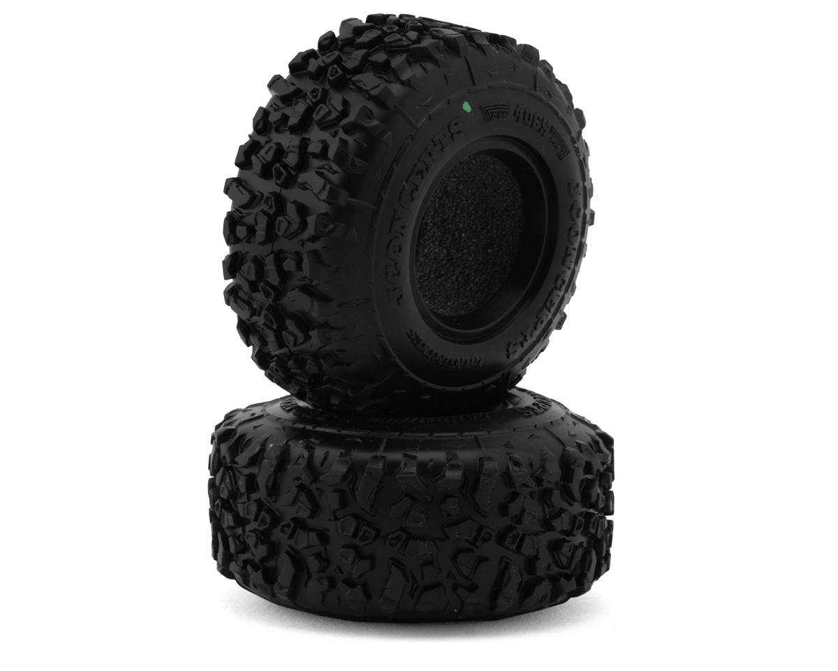 JConcepts Landmines 1.0" All Terrain Crawler Tires (2) (2.25”) (Green) for Traxxas TRX-4M