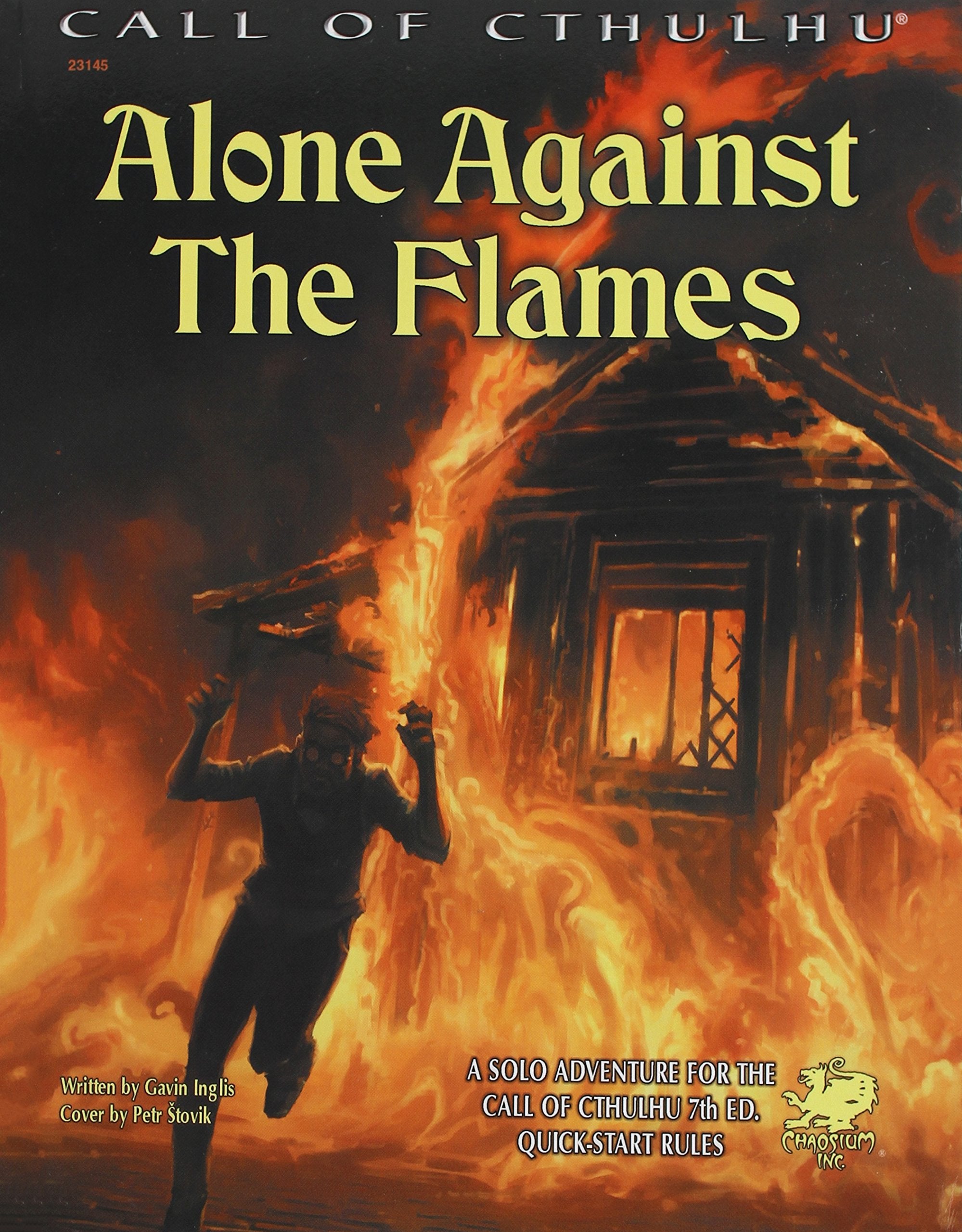 Call of Cthulhu RPG: 7th Edition - Alone Against the Flames (Solo Adve