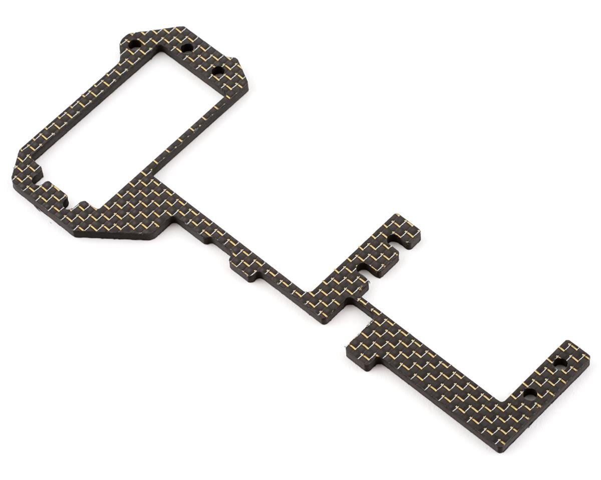 J&T Bearing Co. D819 "Silk Weave" Carbon Fiber Radio Tray Stiffener (Gold)