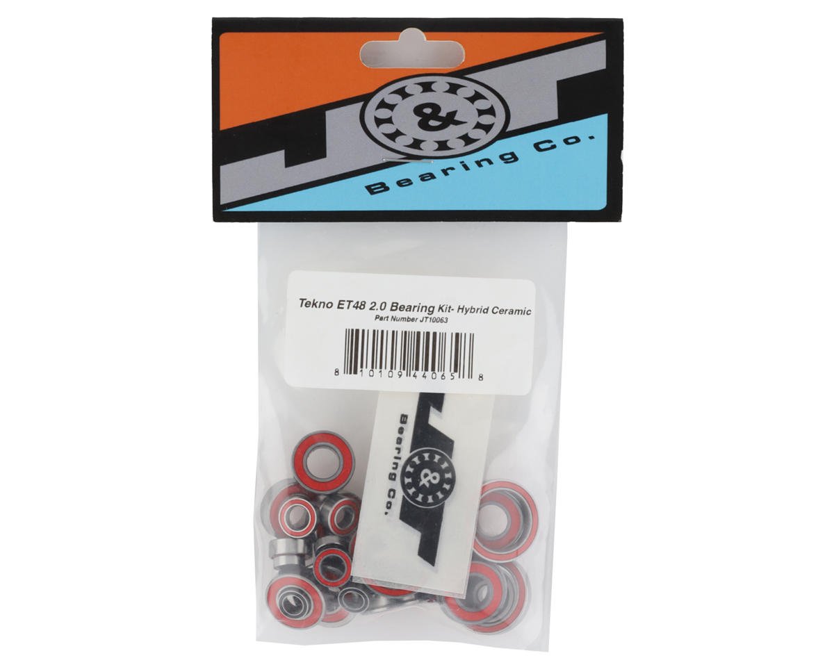 J&T Bearing Co. Tekno ET48 2.0 1/8 Truggy Hybrid Ceramic Bearing Kit