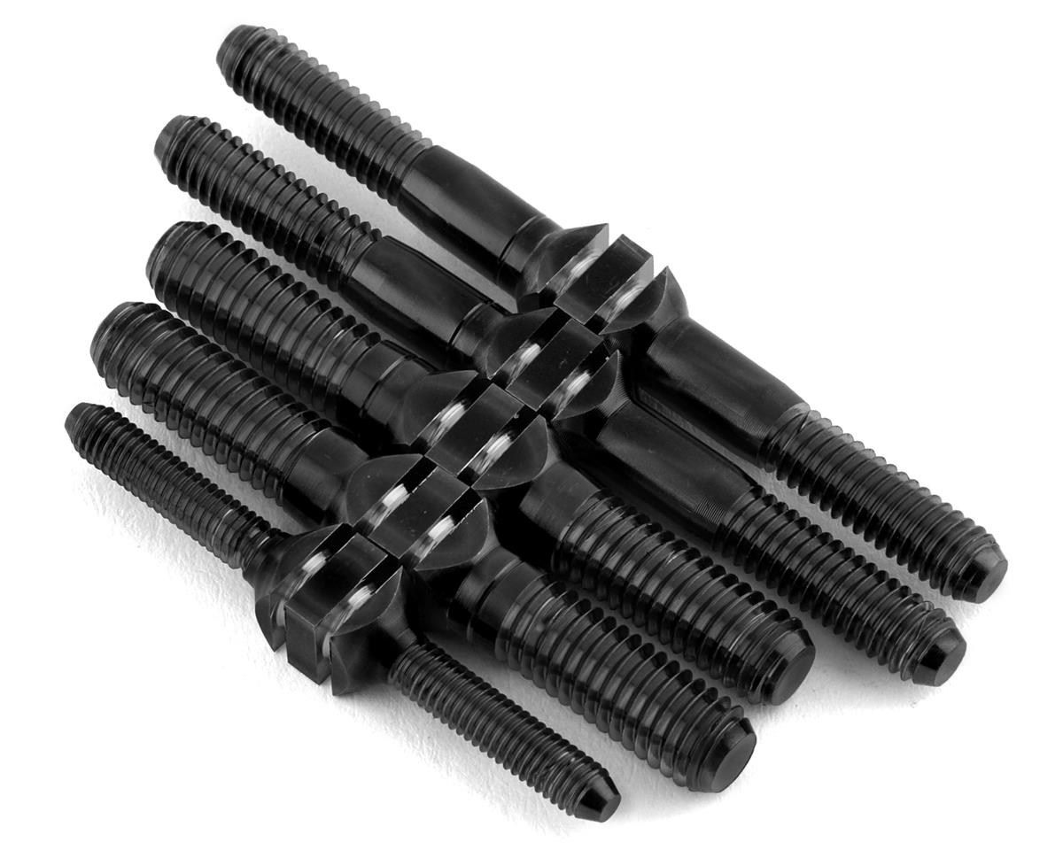 J&T Bearing Co. Mugen MBX8/MBX8R Titanium "Milled" Turnbuckle Kit (Black)