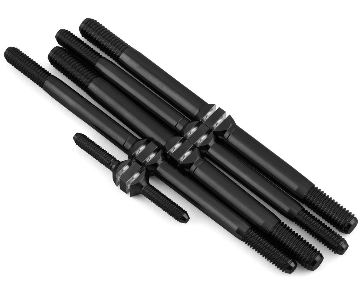 J&T Bearing Co. Associated RC8T3.2 Titanium "Milled" Turnbuckle Kit (Black)